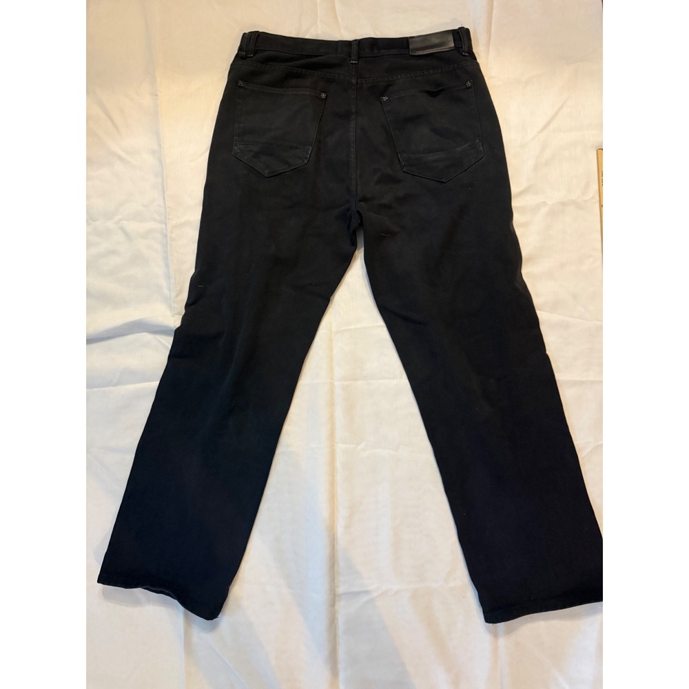American Eagle Airflex+ Athletic fit Mens Black Straight Jeans 38x32 Denim